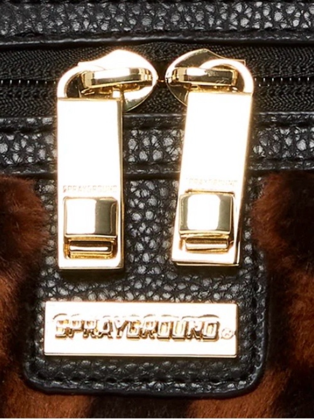 Rare Sprayground Women's Bauletto Fur Sharks In Paris Mini Duffle Bag NWT - Picture 8 of 9